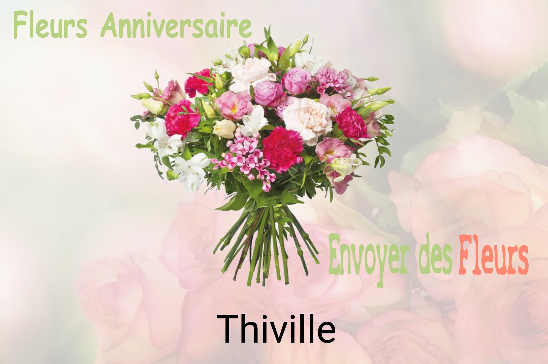 Bouquet de fleurs d’anniversaire livré à Thiville