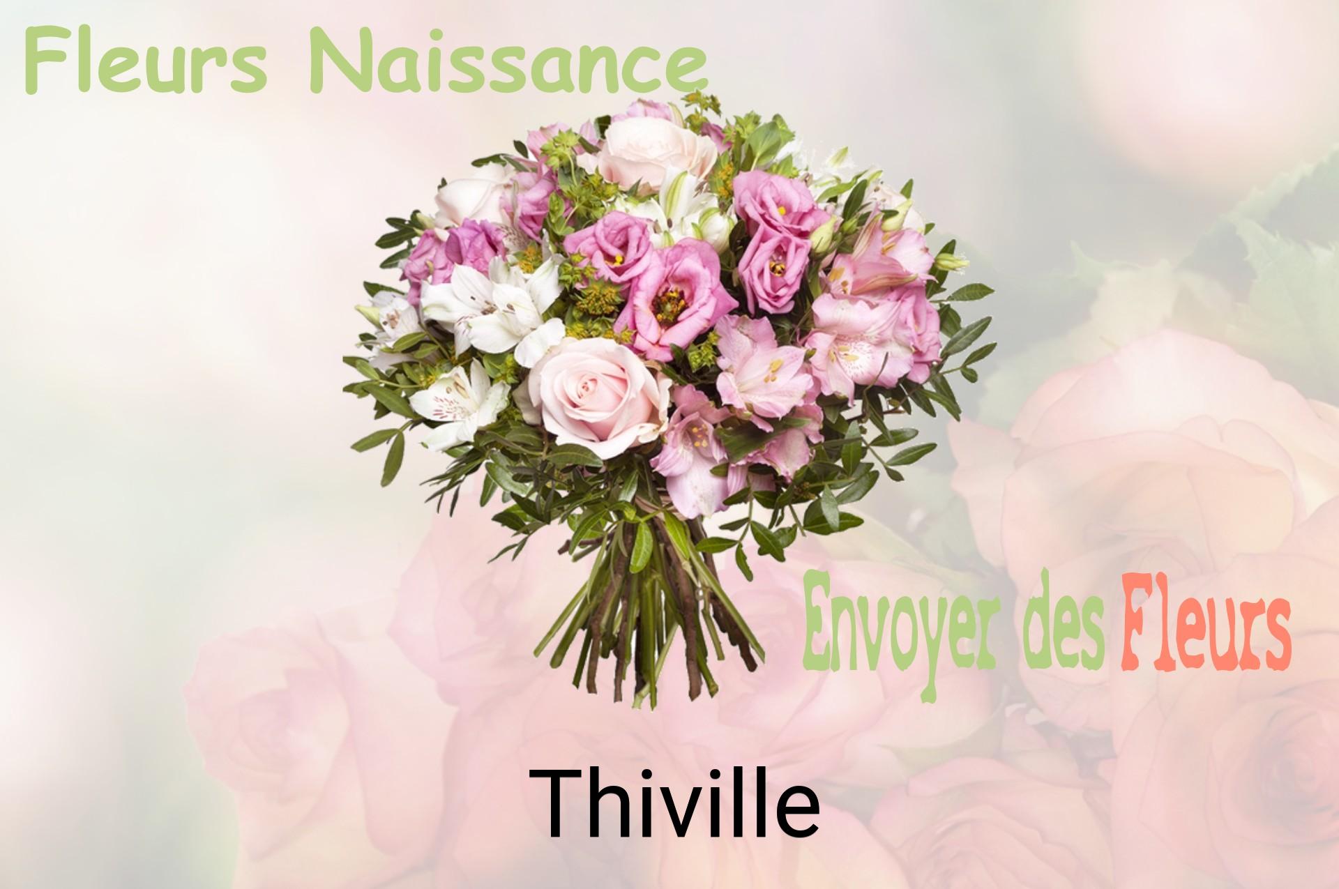 Bouquet de fleurs de naissance livré à Thiville